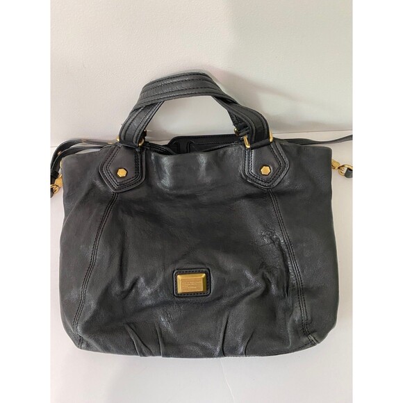 MARC JACOBS BLACK LEATHER FRANCESCA TOTE BAG - Picture 10 of 12